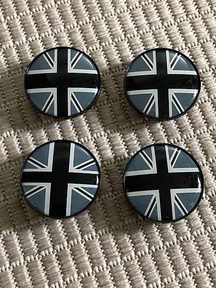 Union Jack -tyyliset vannemerkit 54mm
