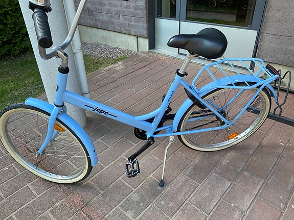 Jopo kaupunkipyörä 1-vaihteinen 24" runko 45 cm, vaaleansininen