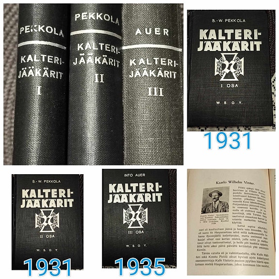 KALTERIJÄÄKÄRIT, PEKKOLA 19931  -AUER 1935