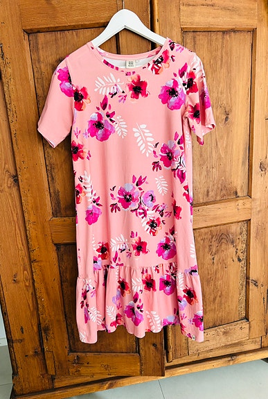Kaiko ruffle T-shirt dress XS-M
