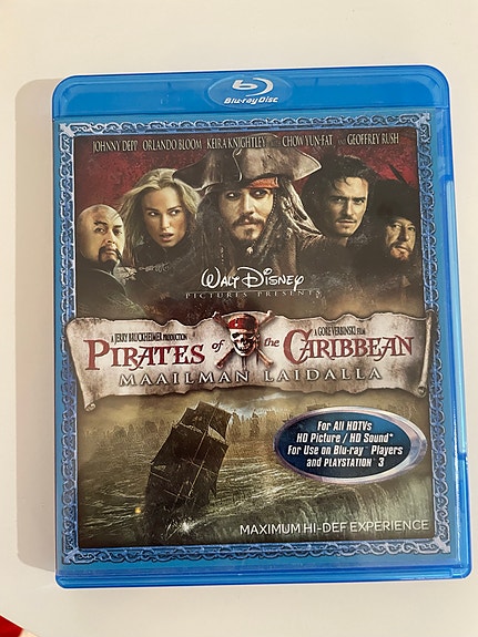 Elokuva Pirates of the Caribbean Maailman laidalla Blu-ray