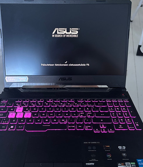 Asus TUF Gaming F15 pelikannettava