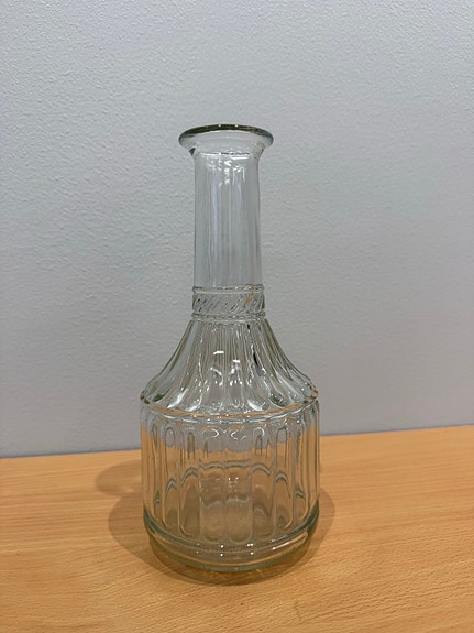 Riihimäen lasi lasinen Olga karahvi n. 23 cm