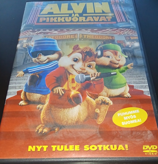 Alvin ja pikkuoravat DVD elokuva