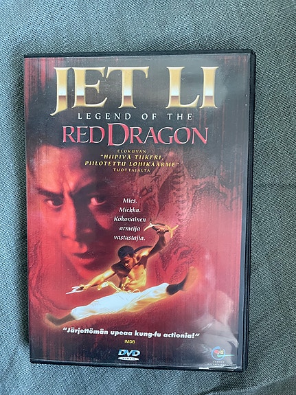 Jet Li Legend of the Red Dragon DVD-elokuva