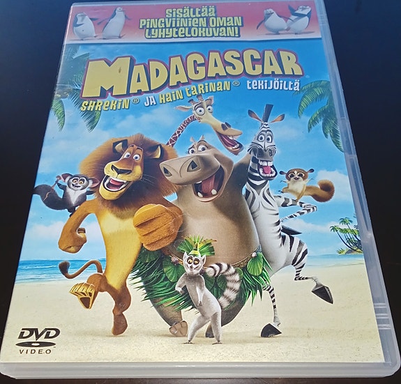 Madagascar DVD-elokuva