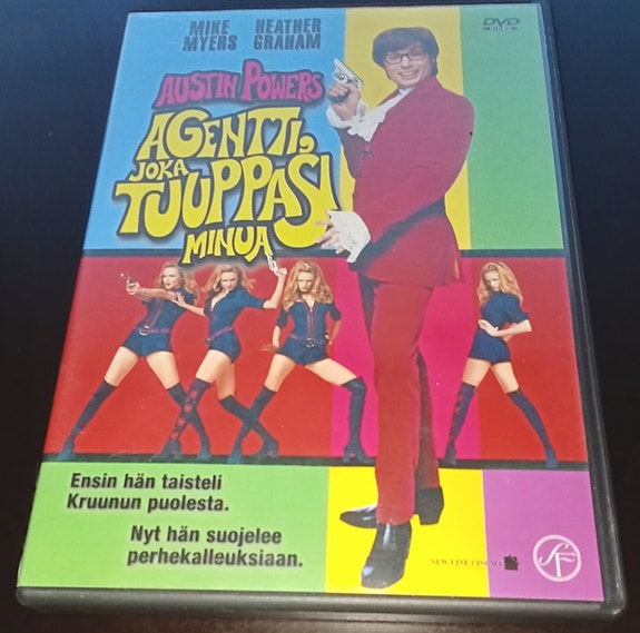 Austin Powers Agentti joka tuuppasi minua DVD-elokuva