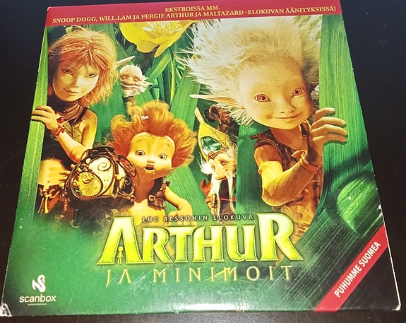 Arthur ja minimoit DVD-elokuva
