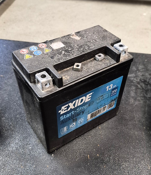 Exide EK131, 12v akku, 13 Ah