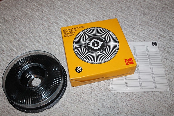 Kodak karuselli diaprojektori makasiini S-AV2000 Carousel lipas rulla pyöreä