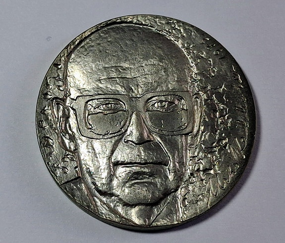 Suomi Finland 10 markkaa juhlaraha Urho Kekkonen -aiheinen