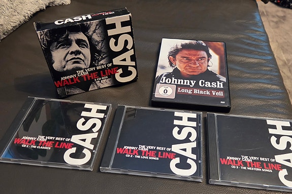 Johnny Cash CD-box (3x) + Long Black Veil DVD