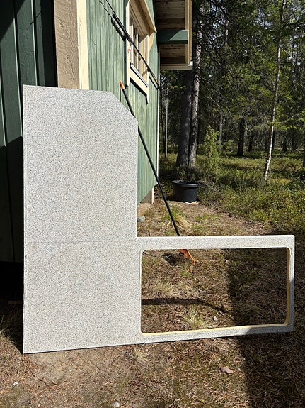 Artek keittiön työtaso ja tiskiallas