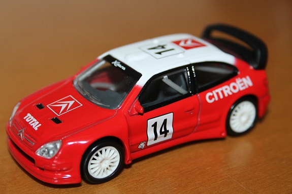 2002 Citroen Xsara WRC metallinen vanha pikkuauto Norev Ranska ralliauto