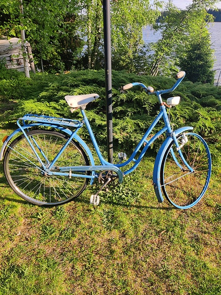 Jaguar merkkinen vanha polkupyörä 28"