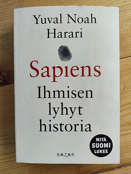 Yuval Noah Harari Sapiens – Ihmisen lyhyt historia kirja