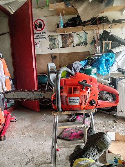 Todella hyvä kuntoinen 455 Rancher husqvarna