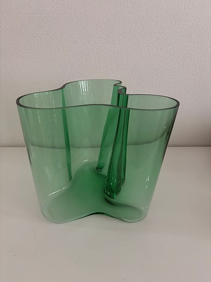 Iittala Aalto -maljakko, vihreä, 160mm