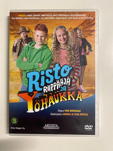 Risto Räppääjä ja Yöhaukka DVD-elokuva