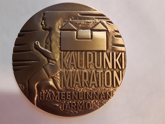 Hämeenlinnan TARMO 2019 kaupunkimaraton mitali