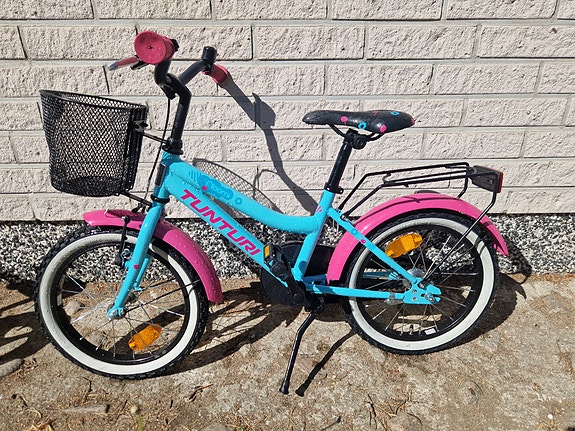 Tunturi lastenpyörä 16" turkoosi/pinkki