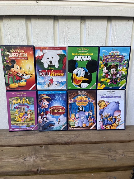 Disney lasten DVD-elokuvapaketti