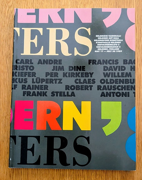 Modern Masters ’89, Helsingin taidehalli, näyttelyluettelo