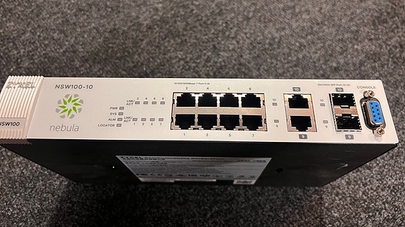 ZyXEL Nebula NSW100-10, 8-porttinen pilvihallittava kytkin