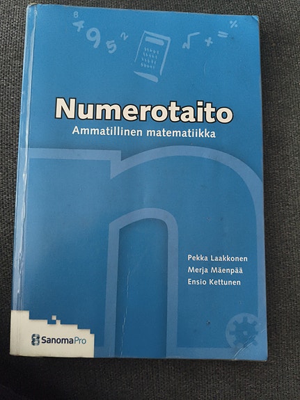 Numerotaito ammatillinen matematiikka -oppikirja