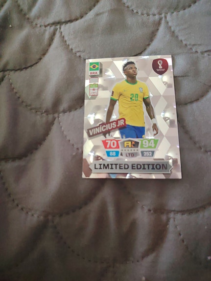 Panini FIFA 2022 Qatar World Cup Limited Edition Vinicius Jr. Brazil