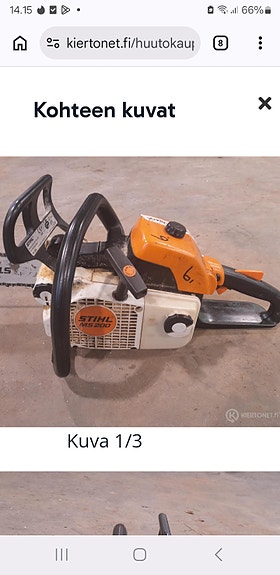 Ostetaan Stihl ms 200 moottorisaha