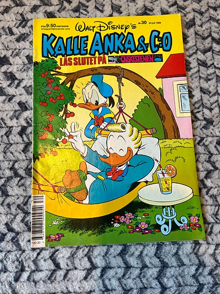 Kalle Anka & Co sarjakuvalehdet ruotsiksi