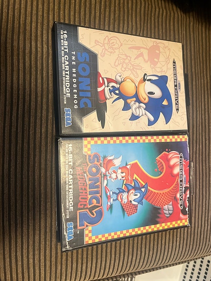 Sega Mega Drive Sonic the Hedgehog 1 & 2