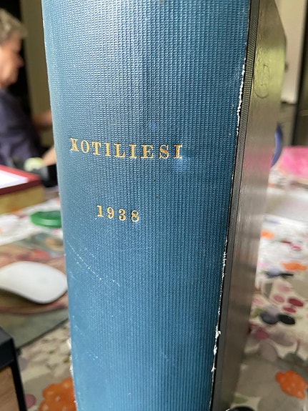 Kotiliesi 1938 vuosikerta sidottu