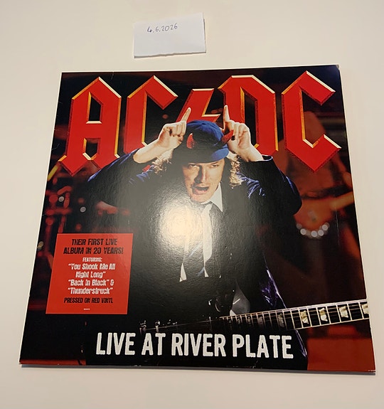 AC/DC Live At River Plate 3xLP [RED VINYL] 2012