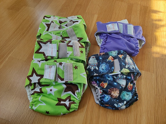 8 kpl kestovaippa koko S/M 5-10 kg pakettina tai erikseen