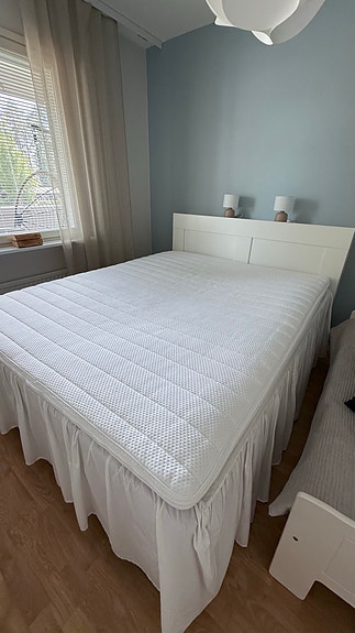 Asko jenkkisänky 160x200 cm harmaa runko