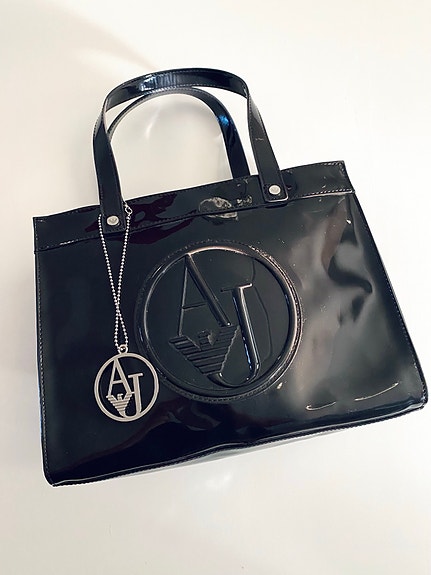 Armani Jeans tummanharmaa käsilaukku