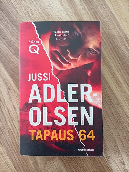 Jussi Adler-Olsen: Tapaus 64 pokkari