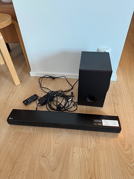 LG soundbar ja vahvistin
