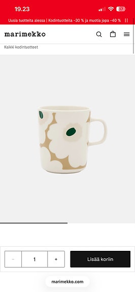 Marimekko-kahvikupit