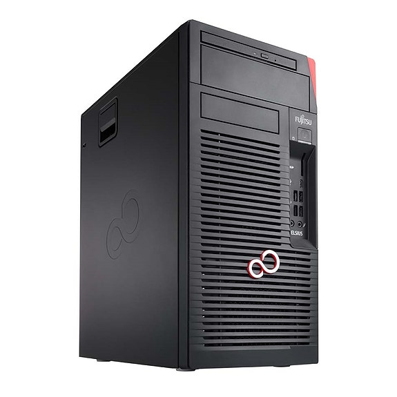 Fujitsu Pelikone / E-2186G / RTX 5060 / 512Gt SSD / 2Tt HDD / 16Gt DDR4 / W11