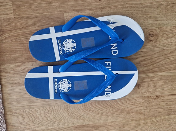 Suomi varvassandaalit koko 44/45 sininen