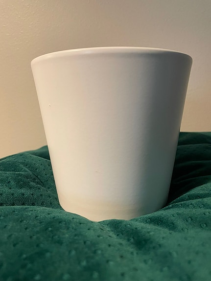 Valkoinen Kukkaruukku 11-14 cm