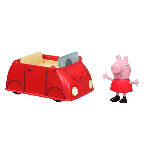 Pipsa Possu / Peppa Pig pieni punainen auto ja Pipsa Possu hahmo 19,99€