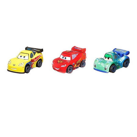Disney Pixar Cars Mini Racers 3 kpl Salama, Carla ja Jeff 13,99€