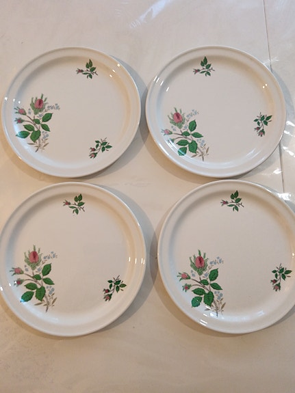 Arabia Soma matalat lautaset 4 kpl