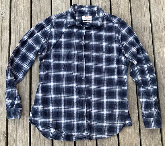 Fjällräven Övik Flannel Shirt W (koko M, Regular Fit)