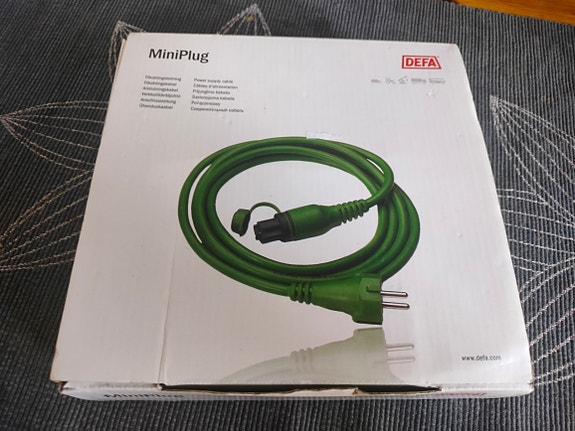 Defa MiniPlug lohkolämmittimen tolppajohto