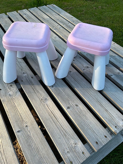 Lasten jakkarat 2kpl